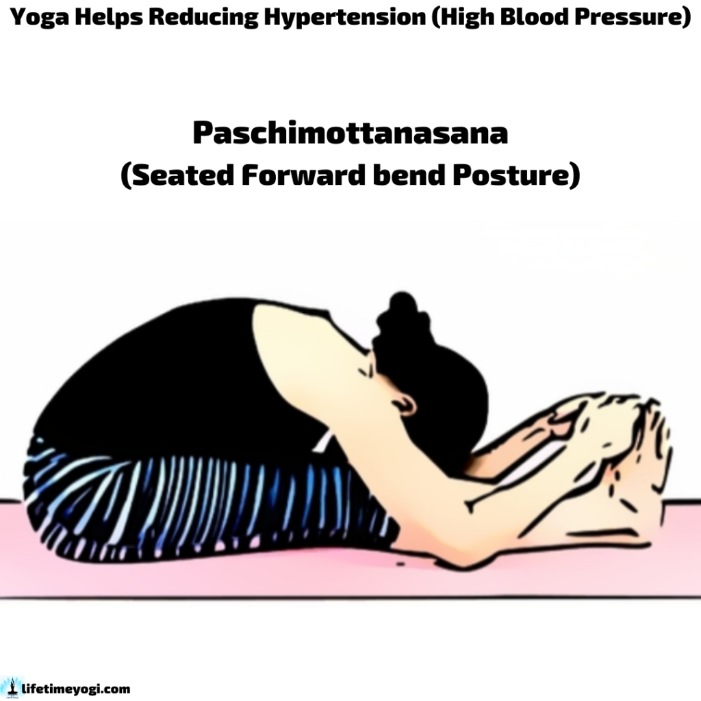 Paschimottanasana Yoga Helps Reducing Hypertension