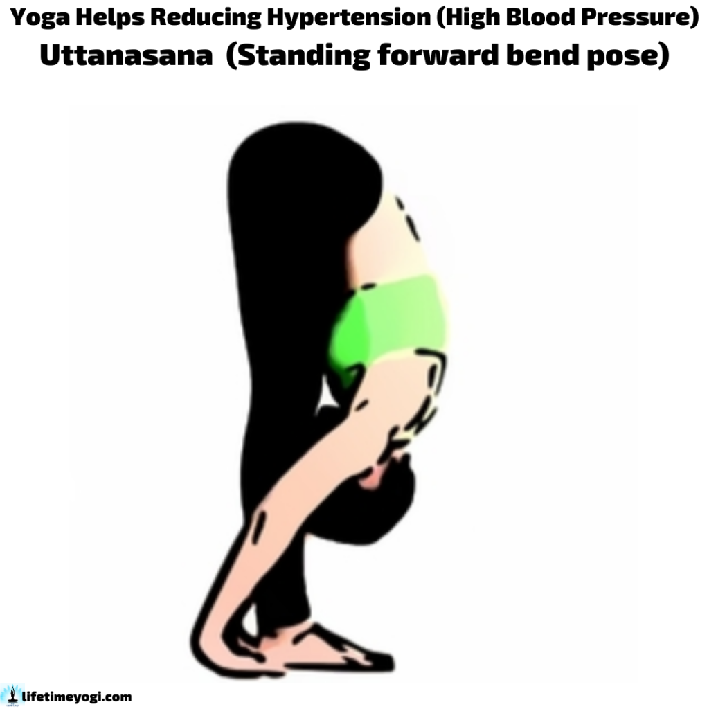Uttanasana Yoga Helps Reducing Hypertension