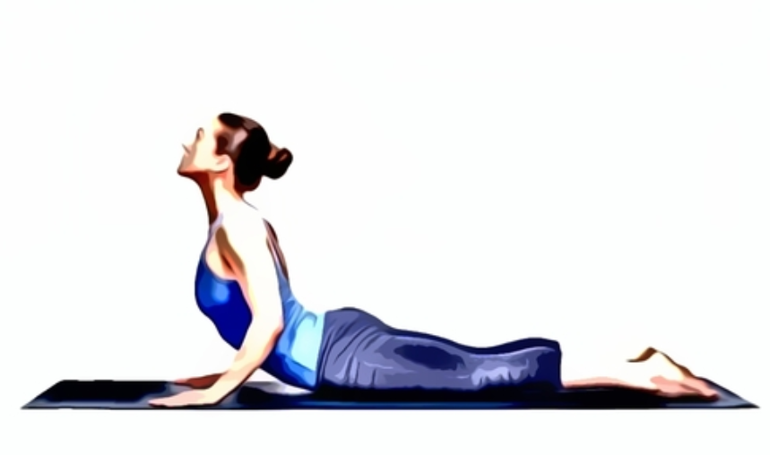 Bhujangasana (Cobra pose) - Chair Yoga Posture for Seniors, Professionals And Office Workers Who Sit for Longer Time