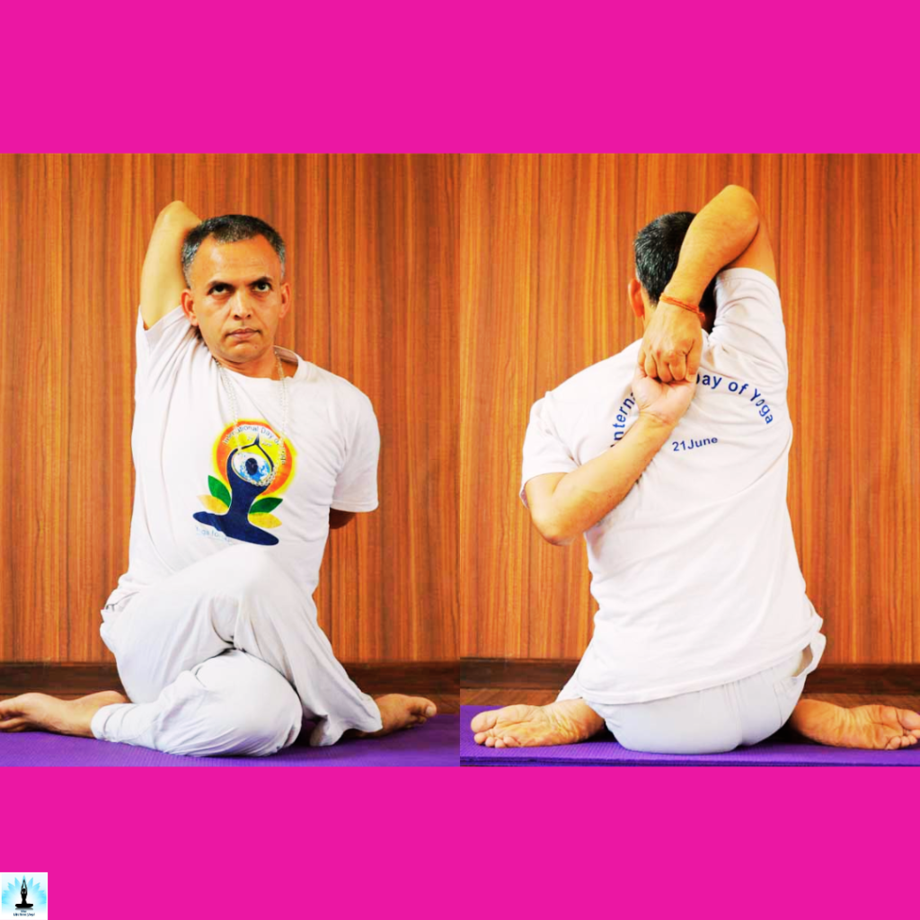 step-by-step instructions of gomukhasana