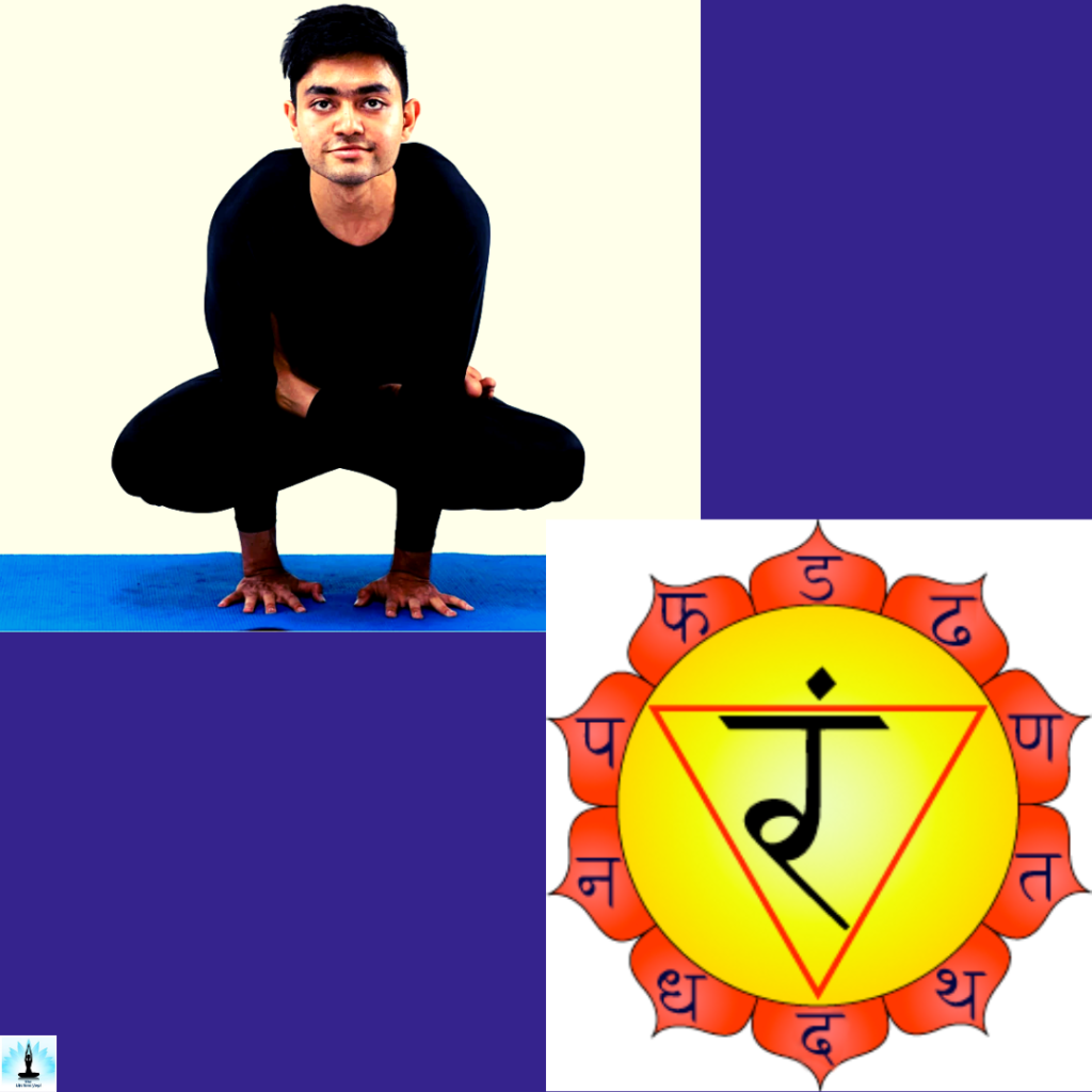 which chakra is activated by practicing kukkutasana 